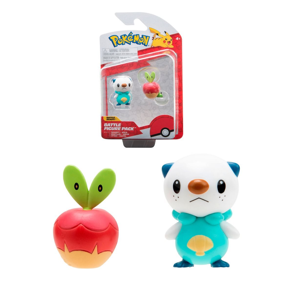 Set Figuras Pokemon - Oshawoott Y Applin